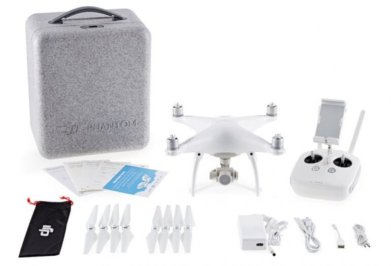 The Package Contents of the Phantom 4